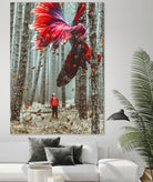 Forest Betta by GEN Z by Rigaud Mickaël on GIANT ART - red photo illustration