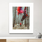 Forest Betta by GEN Z by Rigaud Mickaël on GIANT ART - red photo illustration