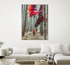 Forest Betta by GEN Z by Rigaud Mickaël on GIANT ART - red photo illustration