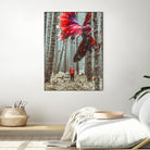 Forest Betta by GEN Z by Rigaud Mickaël on GIANT ART - red photo illustration