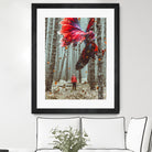 Forest Betta by GEN Z by Rigaud Mickaël on GIANT ART - red photo illustration