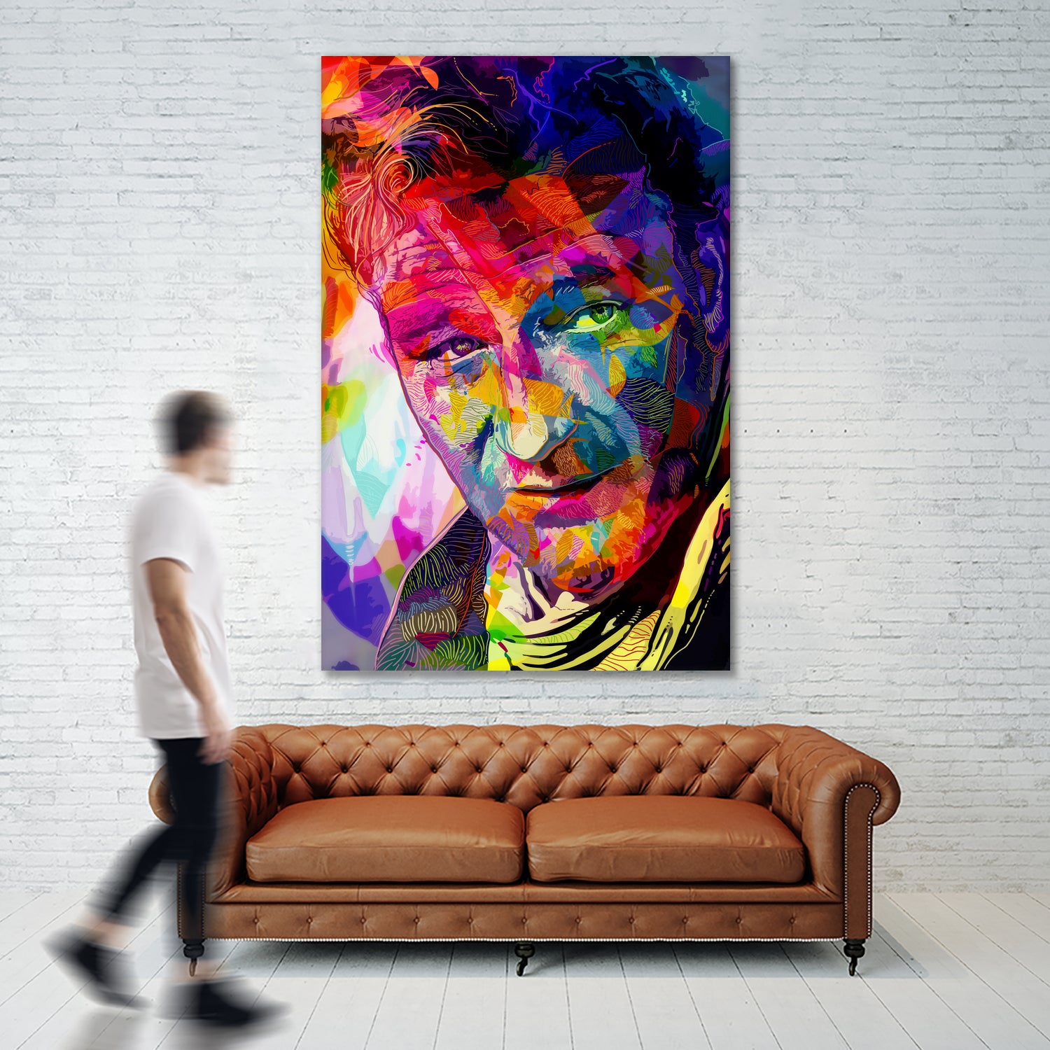 John by Alessandro Pautasso on GIANT ART - pink digital painting