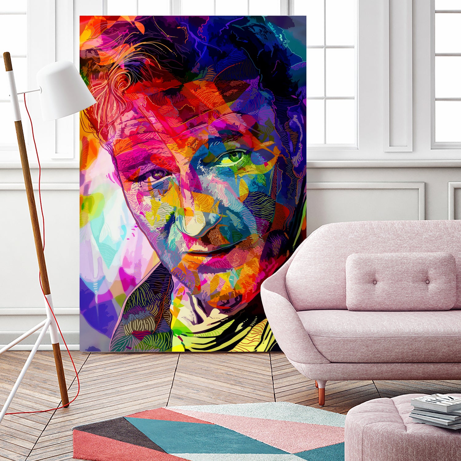 John by Alessandro Pautasso on GIANT ART - pink digital painting