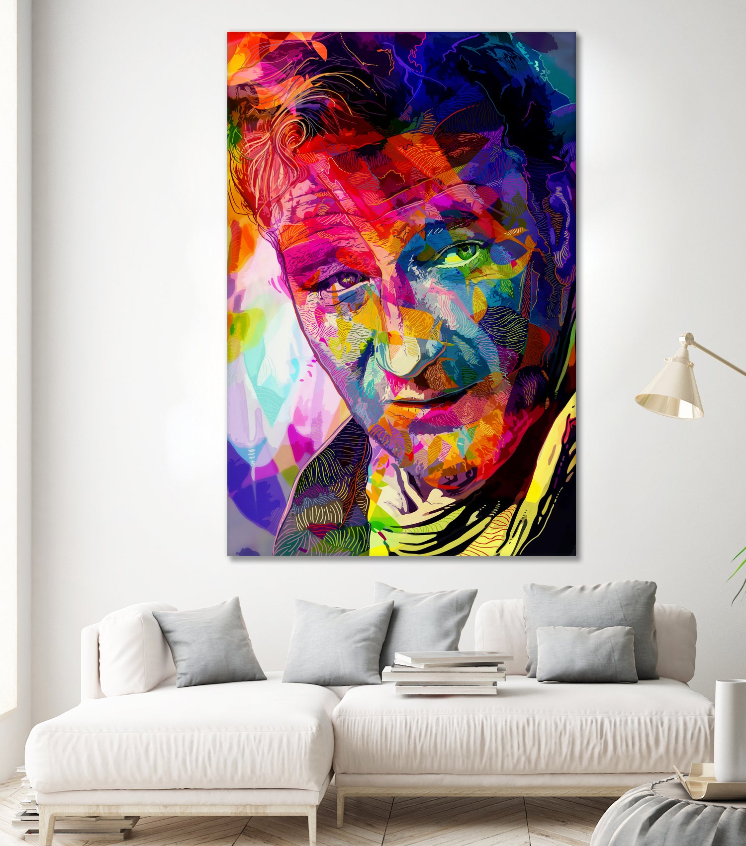 John by Alessandro Pautasso on GIANT ART - pink digital painting