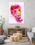 Audrey by Alessandro Pautasso on GIANT ART - pink digital painting