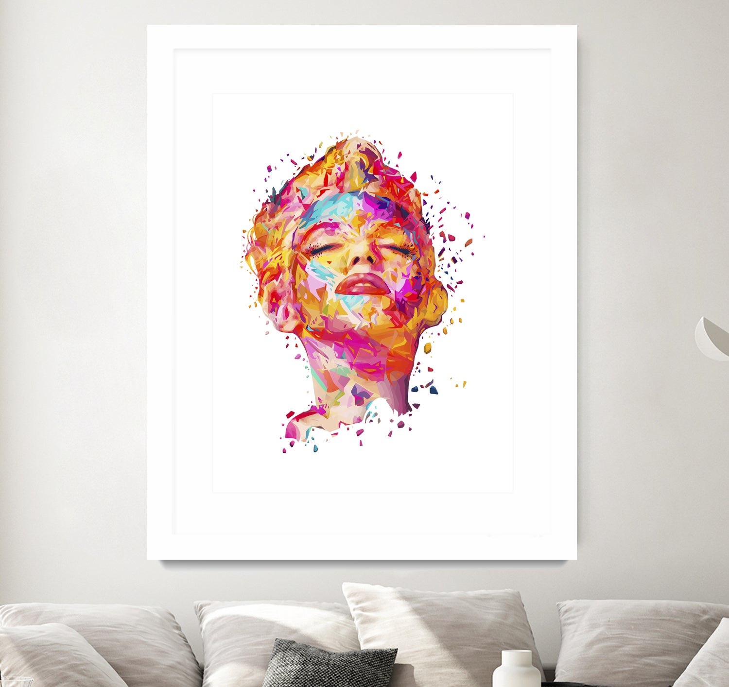 Marilyn White by Alessandro Pautasso on GIANT ART - white digital painting