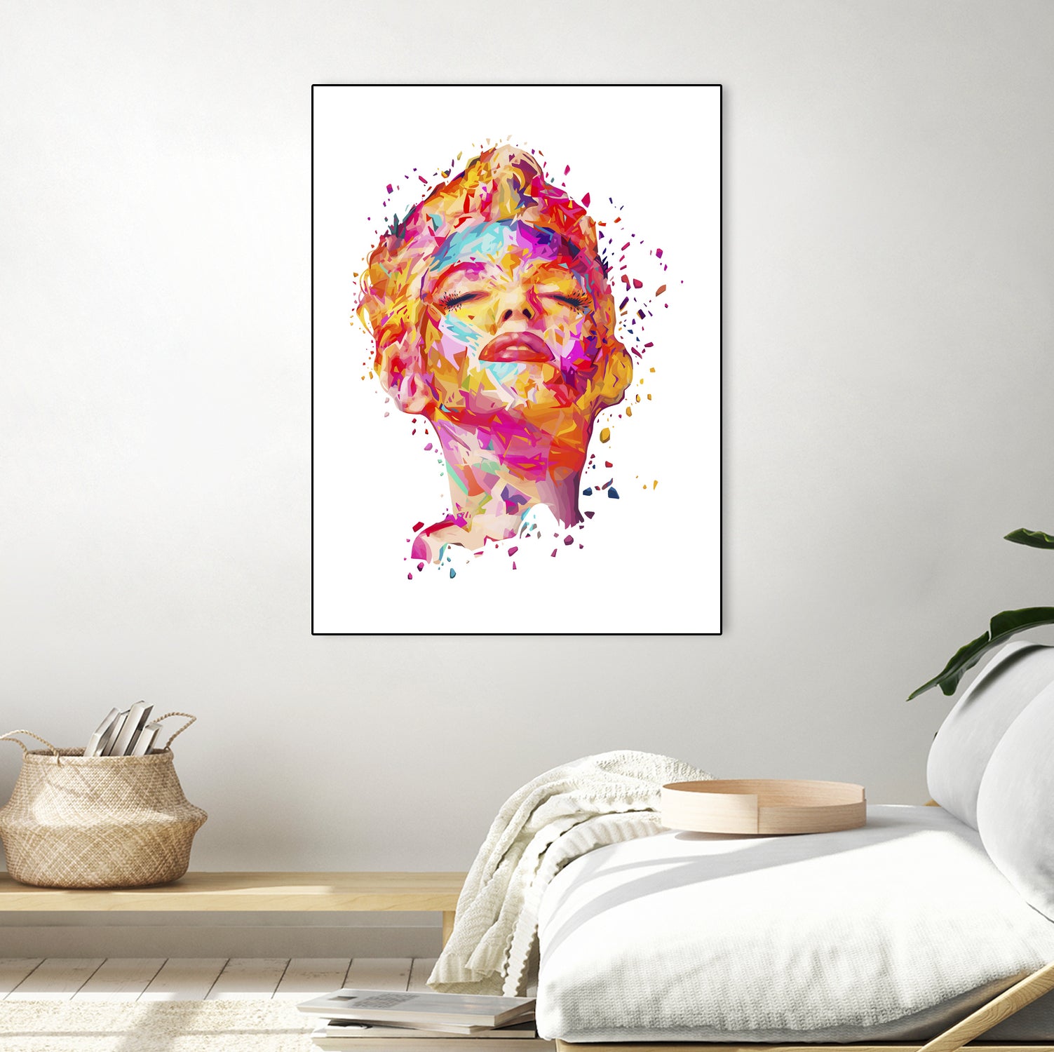 Marilyn White by Alessandro Pautasso on GIANT ART - white digital painting