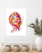 Marilyn White by Alessandro Pautasso on GIANT ART - white digital painting