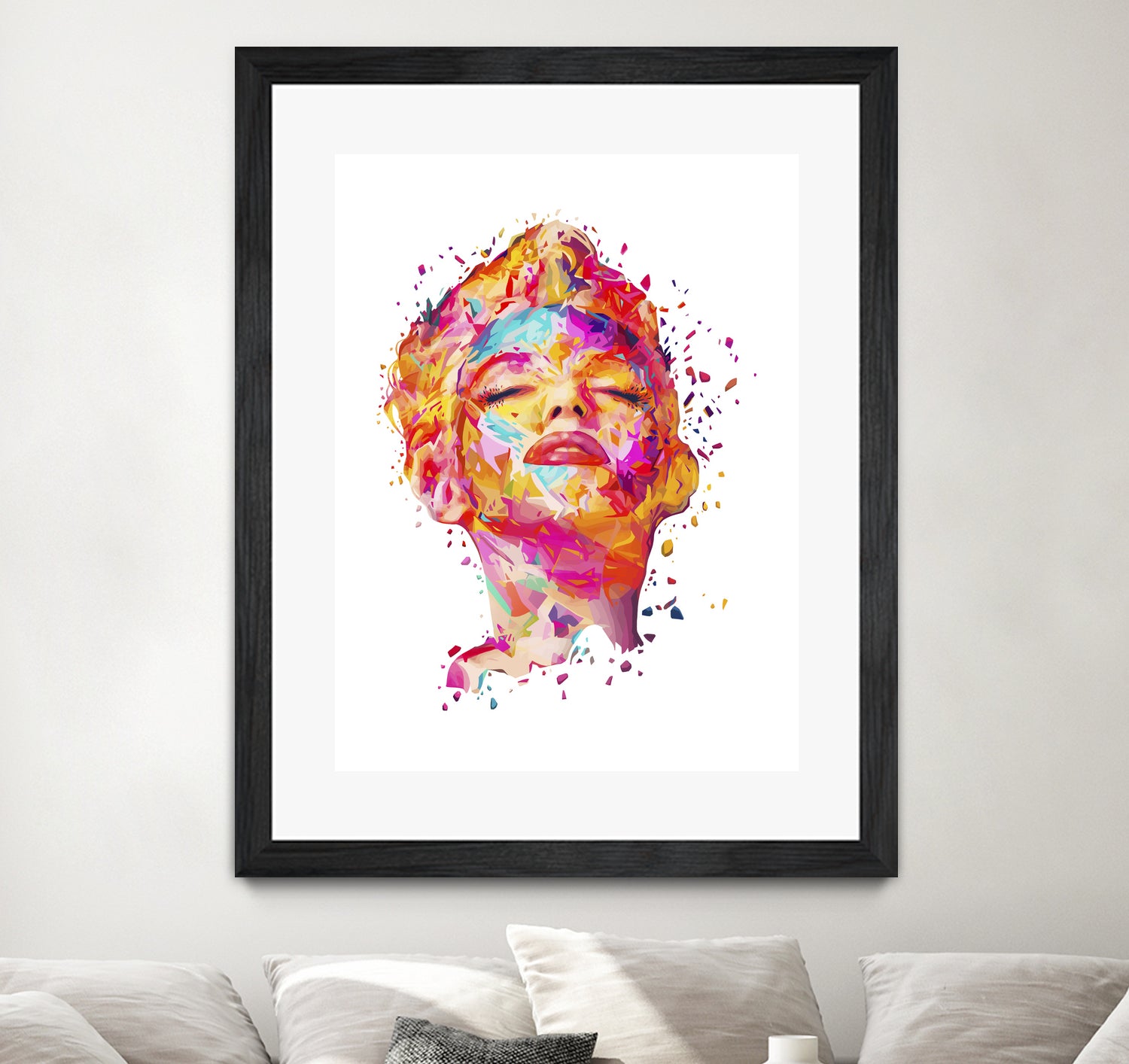 Marilyn White by Alessandro Pautasso on GIANT ART - white digital painting