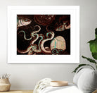 Old Time Octopus by Sharon Coty on GIANT ART - brown photo manipulation