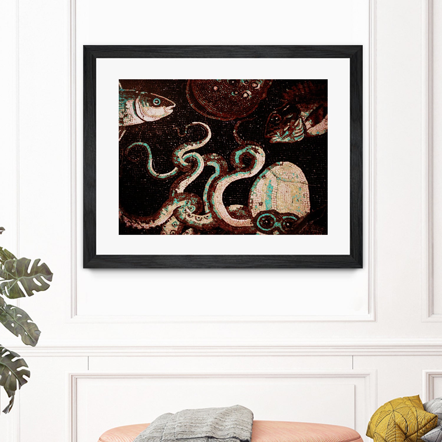 Old Time Octopus by Sharon Coty on GIANT ART - brown photo manipulation