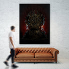 Iron Throne by Nikita Abakumov on GIANT ART - black digital painting