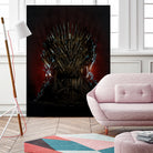 Iron Throne by Nikita Abakumov on GIANT ART - black digital painting