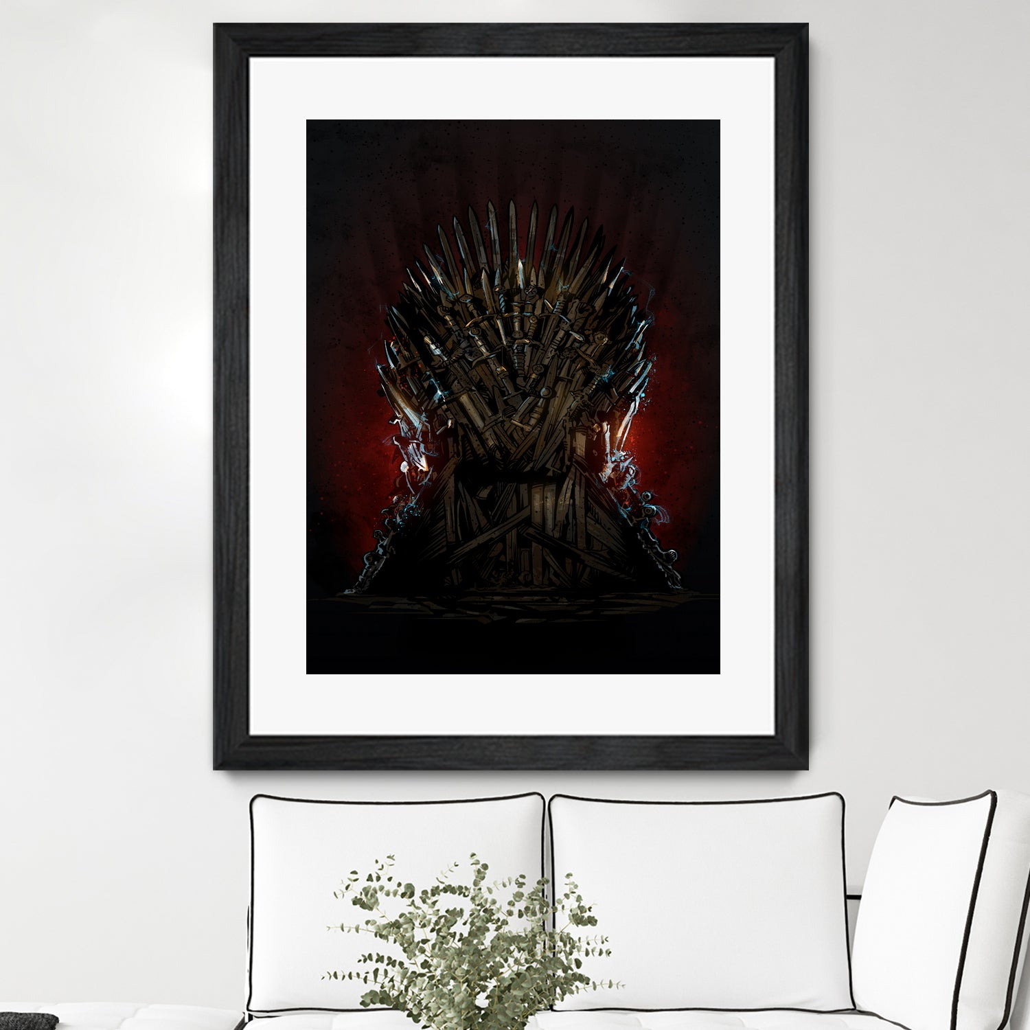 Iron Throne by Nikita Abakumov on GIANT ART - black digital painting