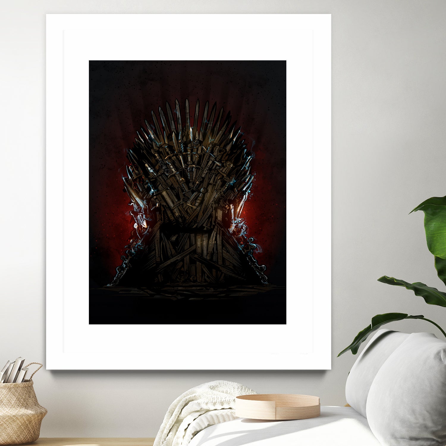 Iron Throne by Nikita Abakumov on GIANT ART - black digital painting