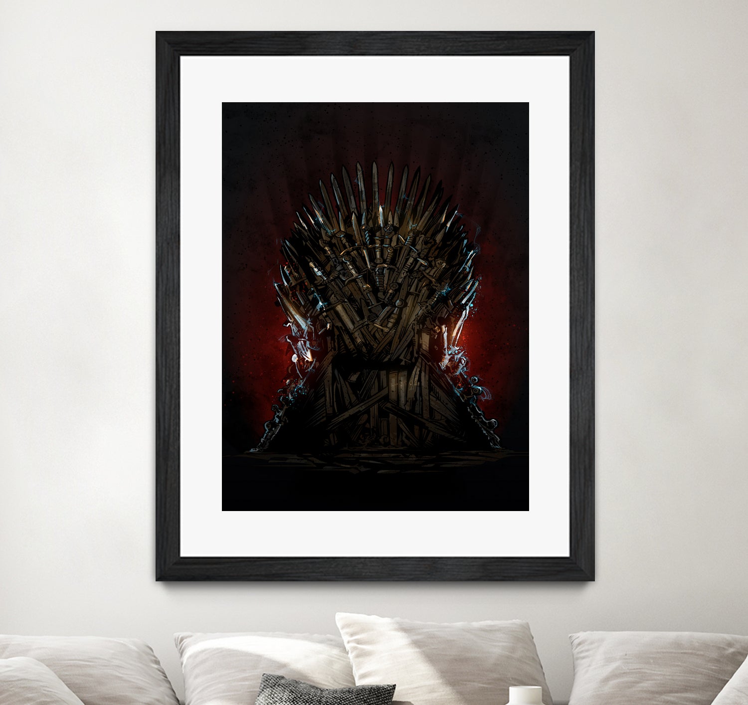 Iron Throne by Nikita Abakumov on GIANT ART - black digital painting