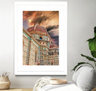 Florence Church Il Duomo by Darryl Brooks on GIANT ART - brown photo manipulation