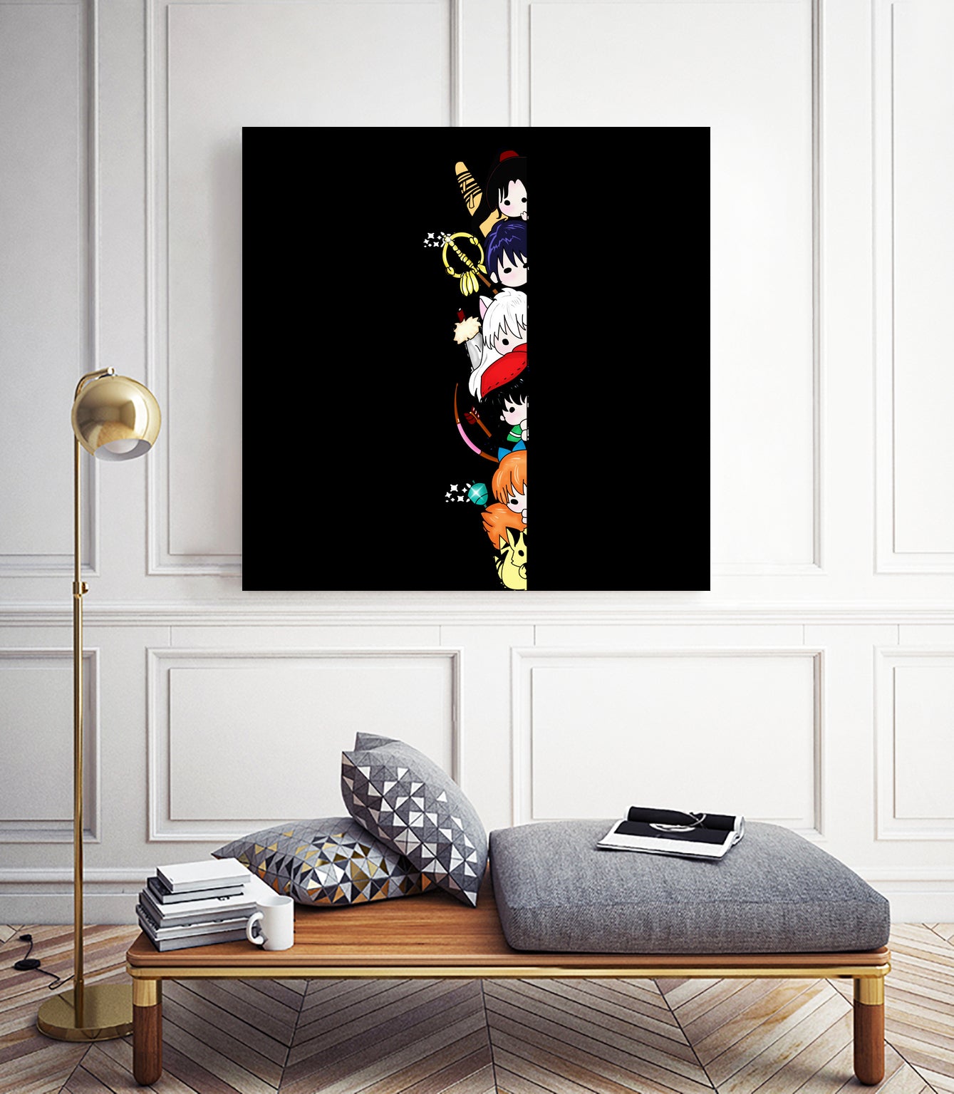 Inuyasha Kawaii anime by Cynthia Blanco on GIANT ART - red character design