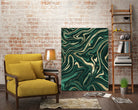Emerald Green Black Gold Marble #1 #decor #art by Anita & Bella Jantz on GIANT ART - green digital painting