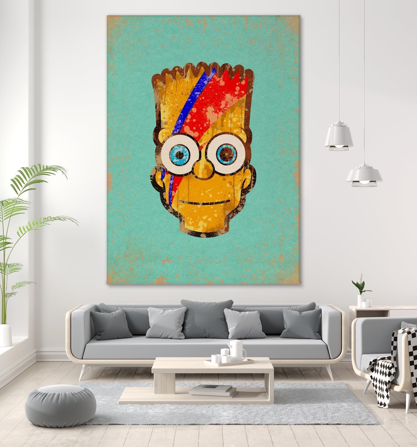 Ziggy Bartdust by Nick Beery on GIANT ART - yellow digital painting