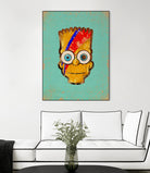 Ziggy Bartdust by Nick Beery on GIANT ART - yellow digital painting