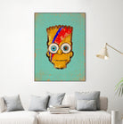 Ziggy Bartdust by Nick Beery on GIANT ART - yellow digital painting