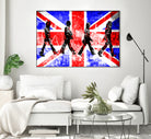 Beatles | Abbey Road | Pop Art by William Cuccio on GIANT ART - red digital painting