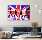 Beatles | Abbey Road | Pop Art by William Cuccio on GIANT ART - red digital painting