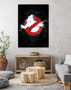 Ghostbusters by Nikita Abakumov on GIANT ART - black digital painting