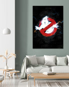 Ghostbusters by Nikita Abakumov on GIANT ART - black digital painting