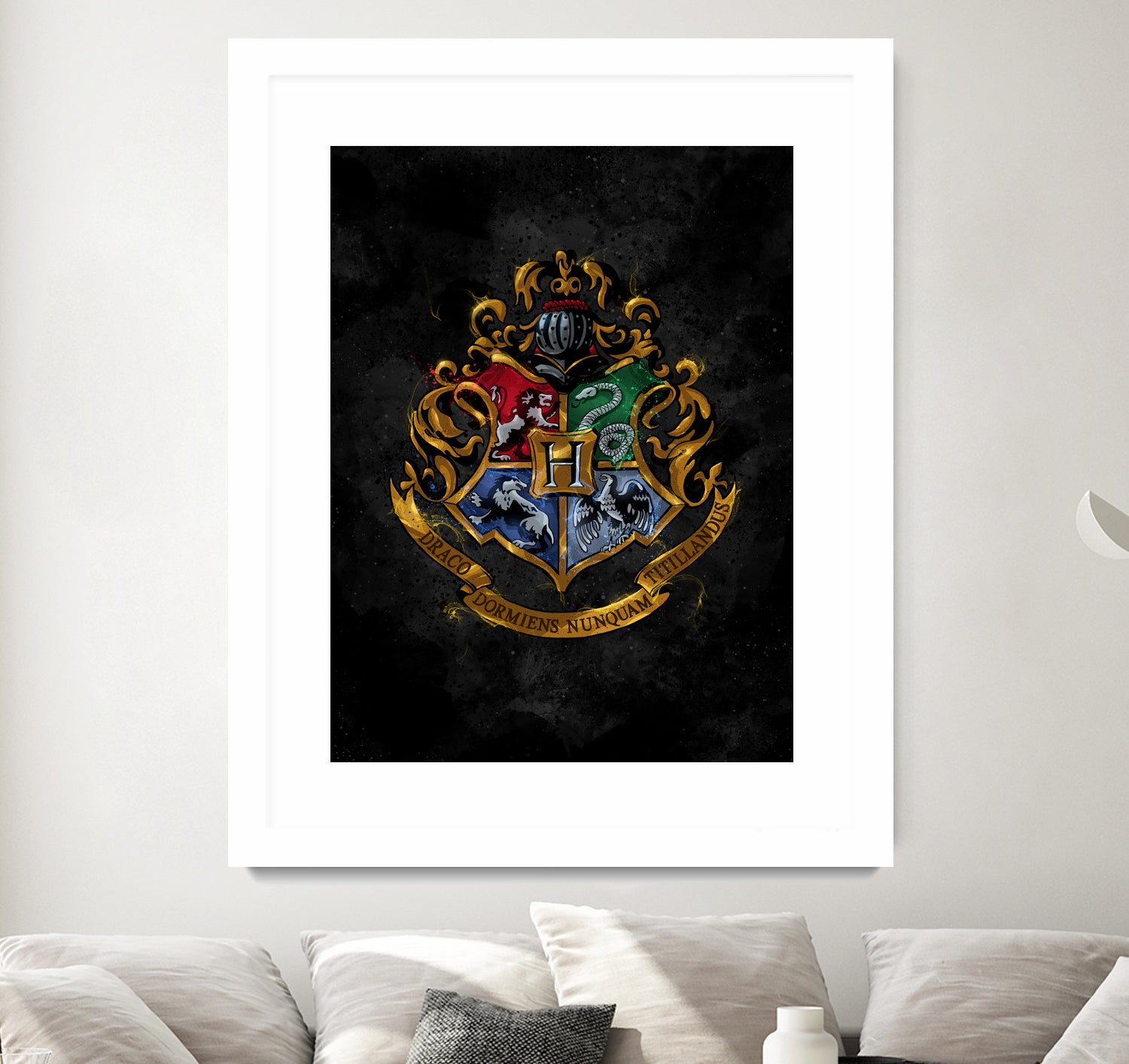 Hogwarts by Nikita Abakumov on GIANT ART - black digital painting