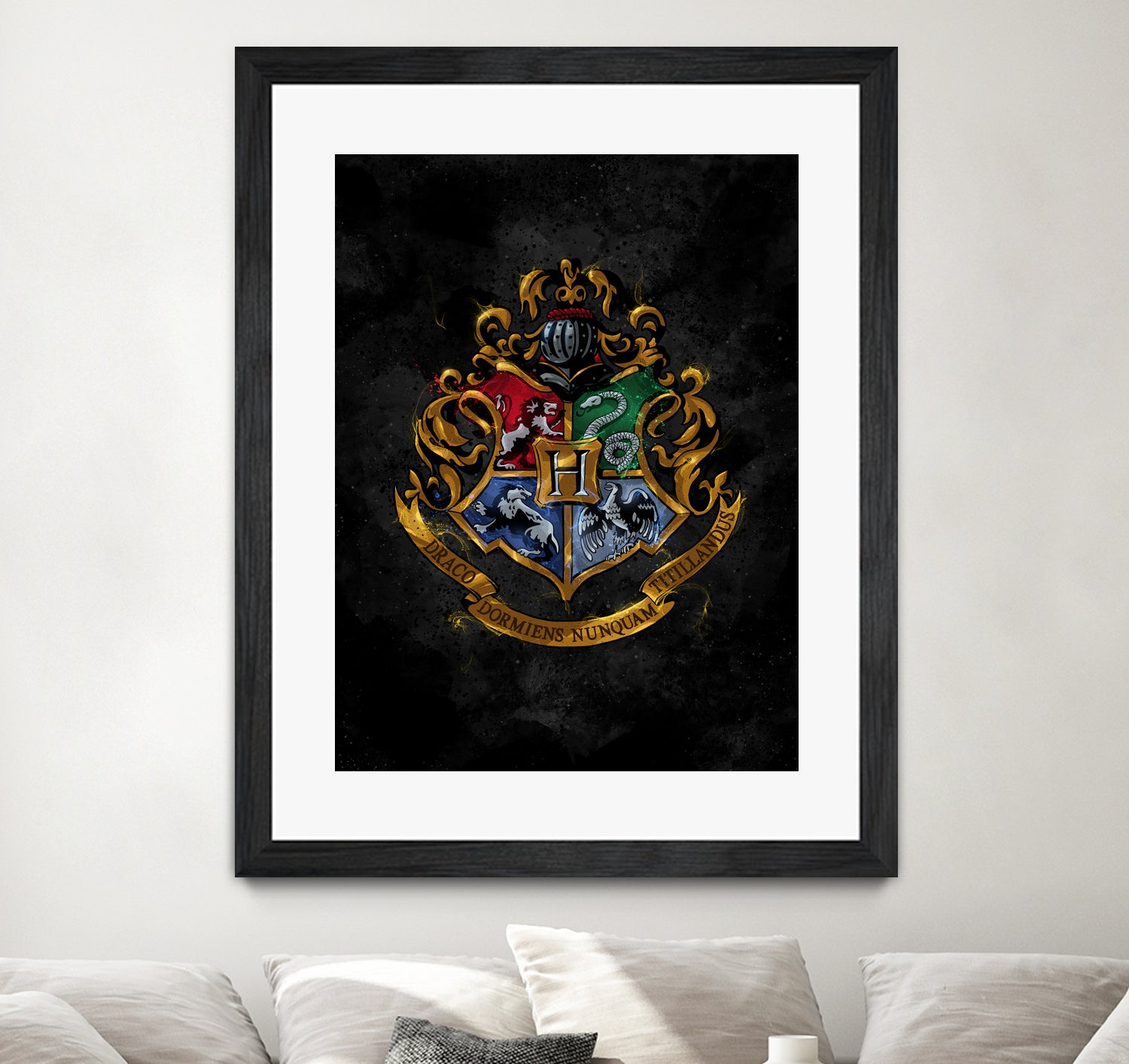 Hogwarts by Nikita Abakumov on GIANT ART - black digital painting