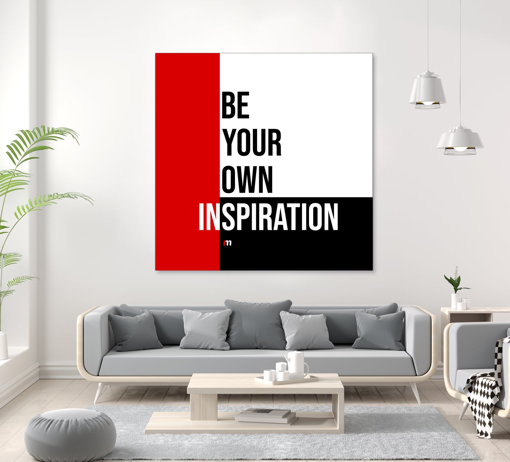 Your Inspiration by Mariana Angelova on GIANT ART - red typography