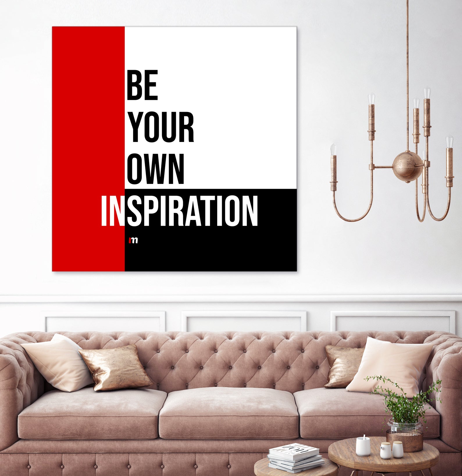 Your Inspiration by Mariana Angelova on GIANT ART - red typography