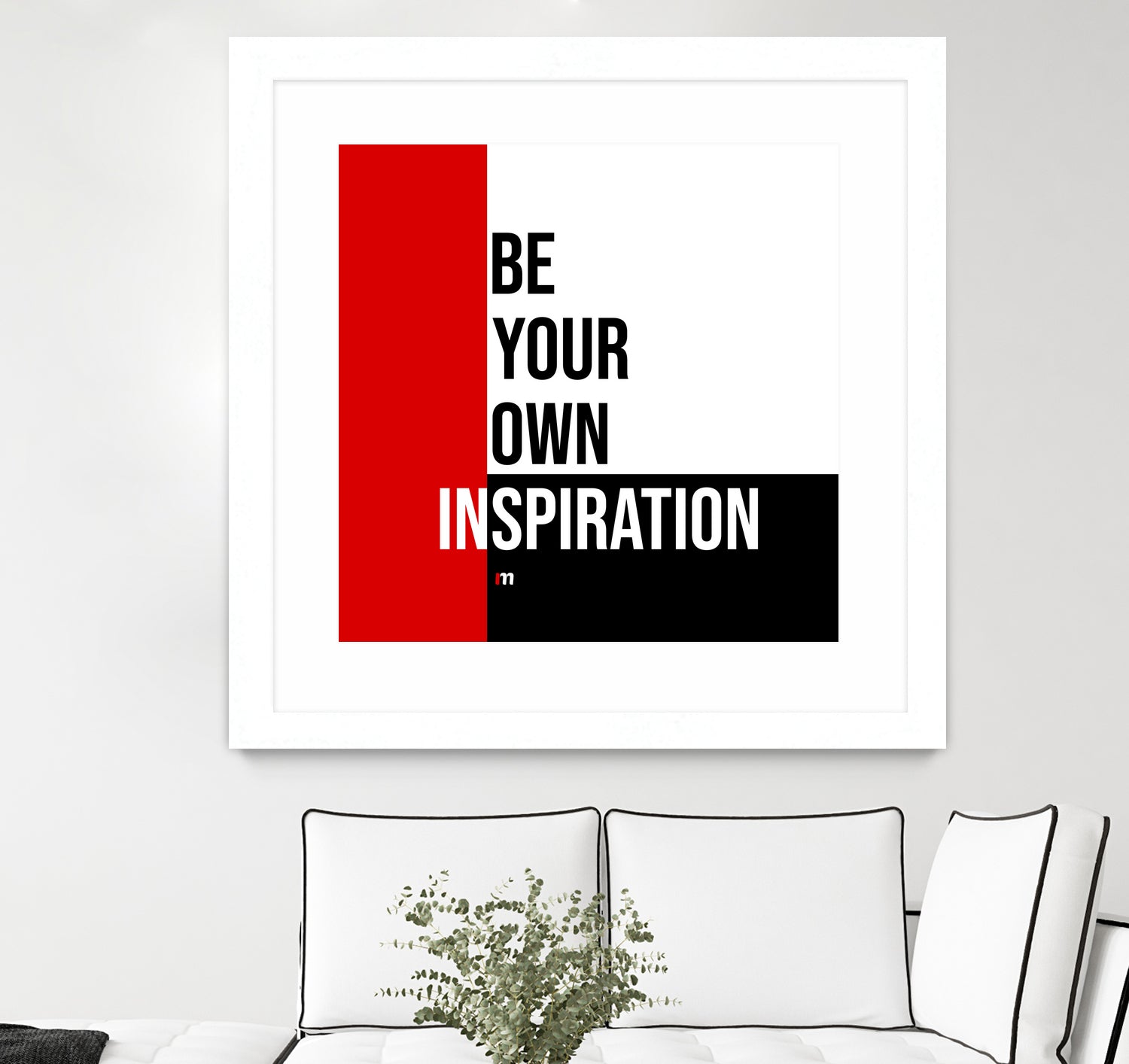 Your Inspiration by Mariana Angelova on GIANT ART - red typography