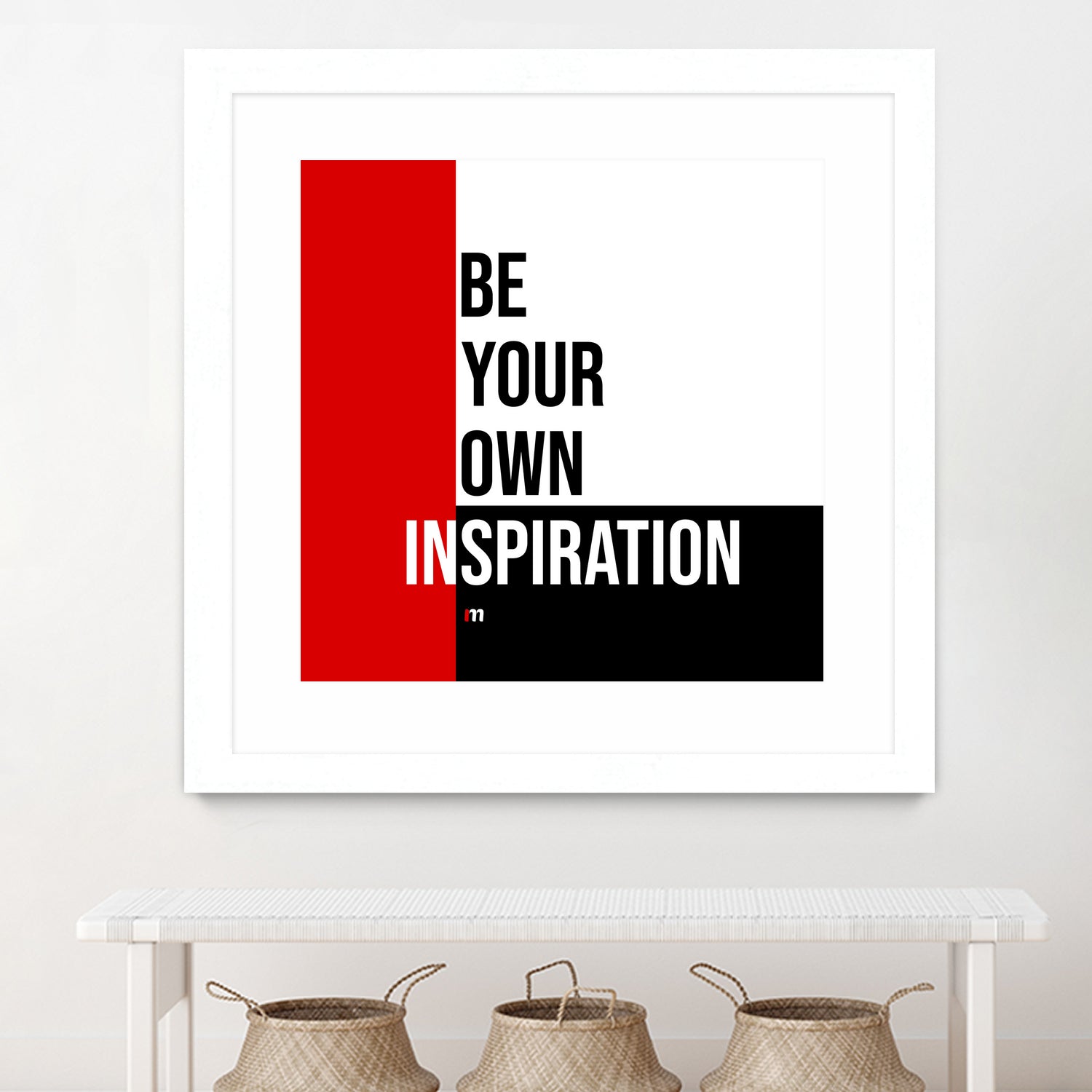 Your Inspiration by Mariana Angelova on GIANT ART - red typography