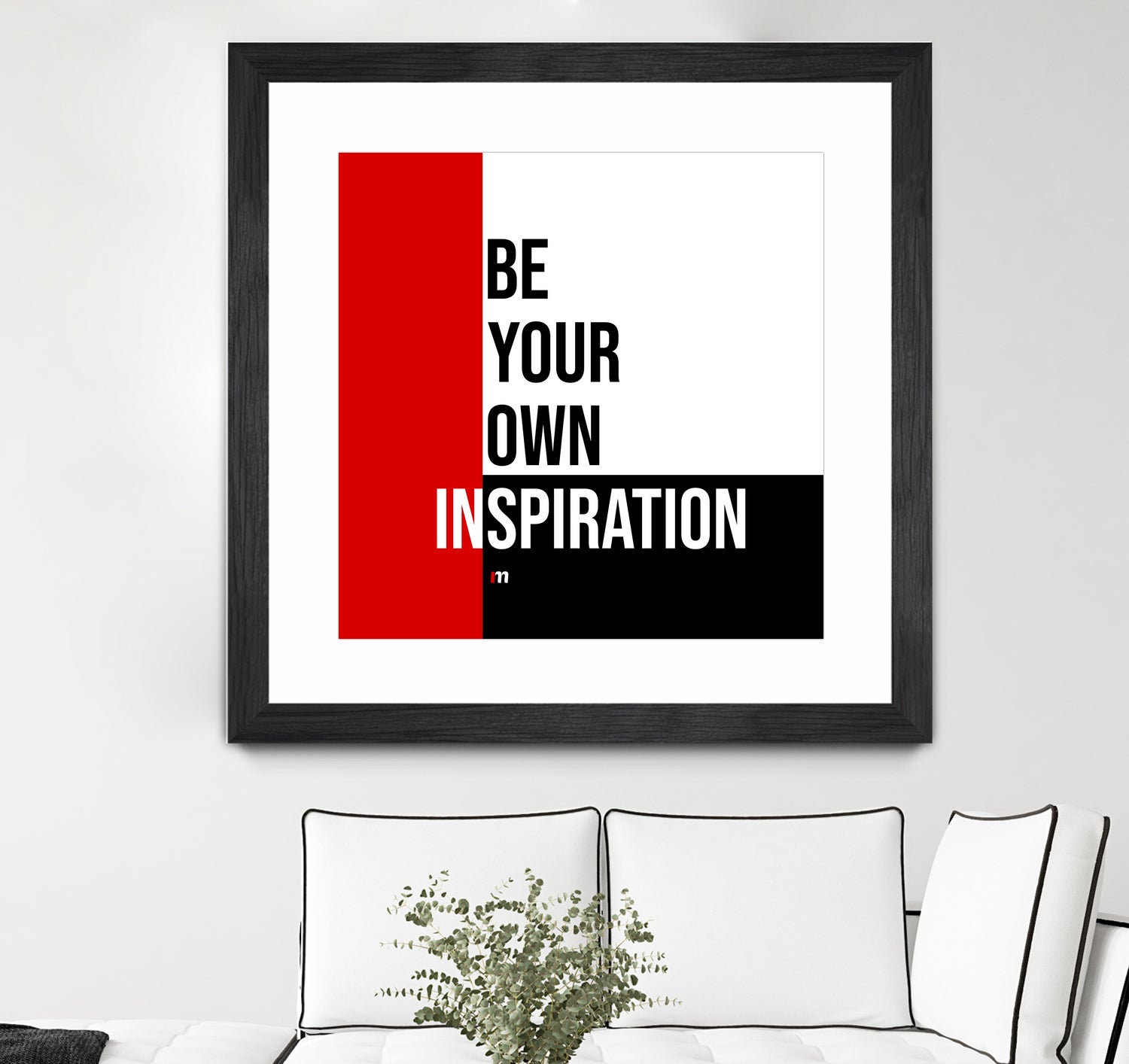 Your Inspiration by Mariana Angelova on GIANT ART - red typography