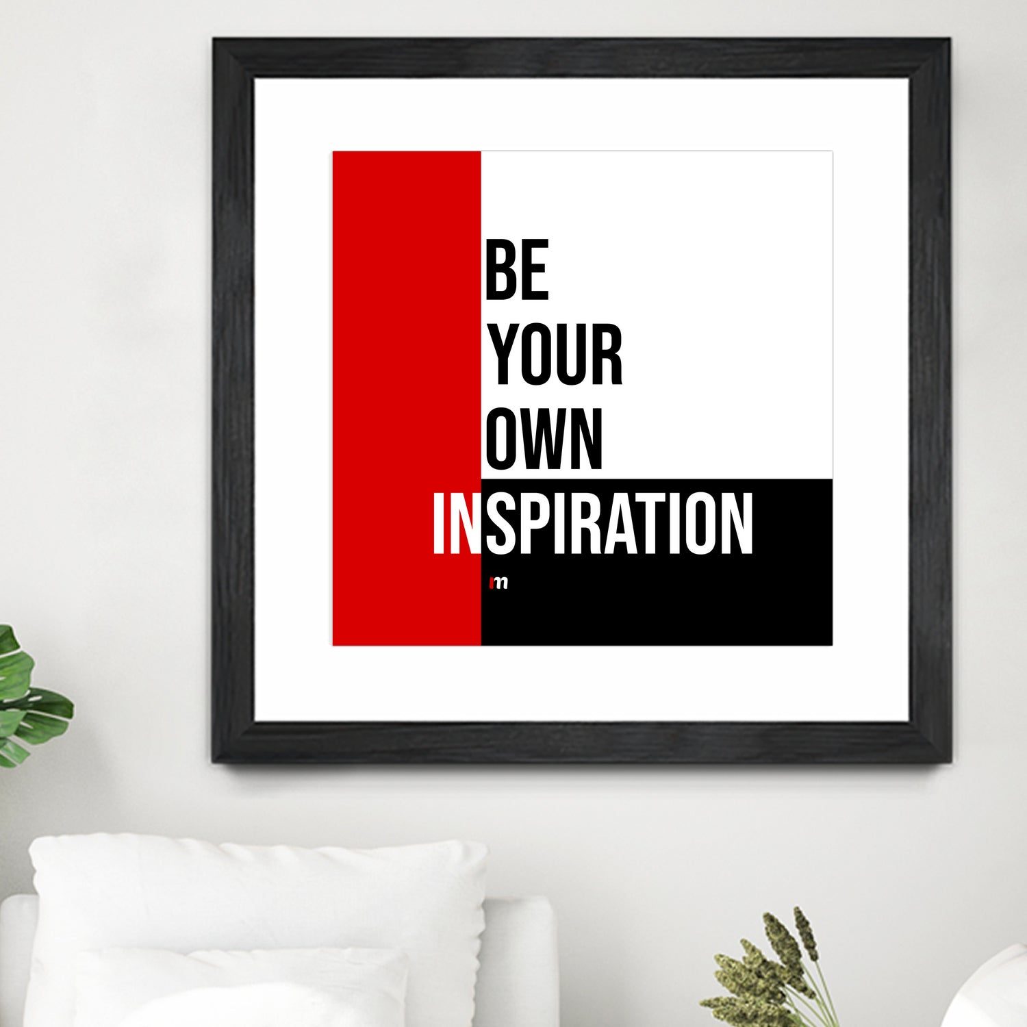 Your Inspiration by Mariana Angelova on GIANT ART - red typography