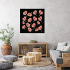 Delicate Hibiscus Flowers by Vanka Manitarka on GIANT ART - pink digital painting