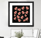 Delicate Hibiscus Flowers by Vanka Manitarka on GIANT ART - pink digital painting