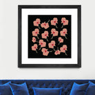 Delicate Hibiscus Flowers by Vanka Manitarka on GIANT ART - pink digital painting