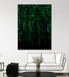 The Matrix Code by Nikita Abakumov on GIANT ART - black digital painting