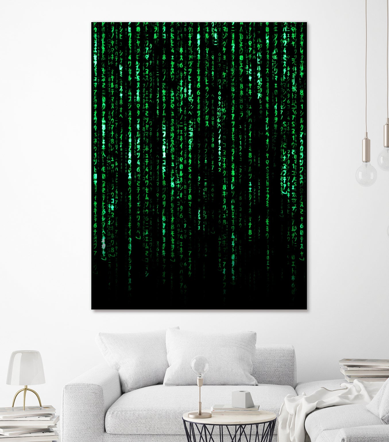 The Matrix Code by Nikita Abakumov on GIANT ART - black digital painting