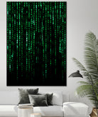 The Matrix Code by Nikita Abakumov on GIANT ART - black digital painting