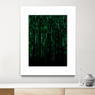 The Matrix Code by Nikita Abakumov on GIANT ART - black digital painting