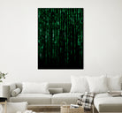 The Matrix Code by Nikita Abakumov on GIANT ART - black digital painting