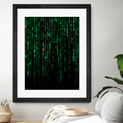 The Matrix Code by Nikita Abakumov on GIANT ART - black digital painting