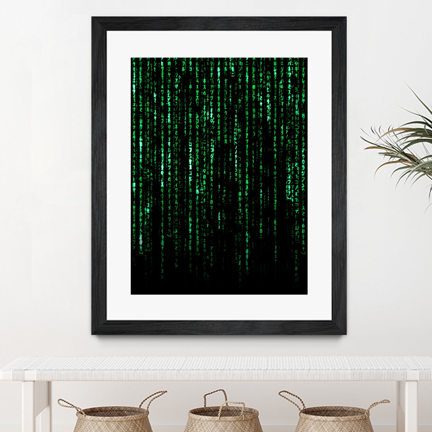 The Matrix Code by Nikita Abakumov on GIANT ART - black digital painting