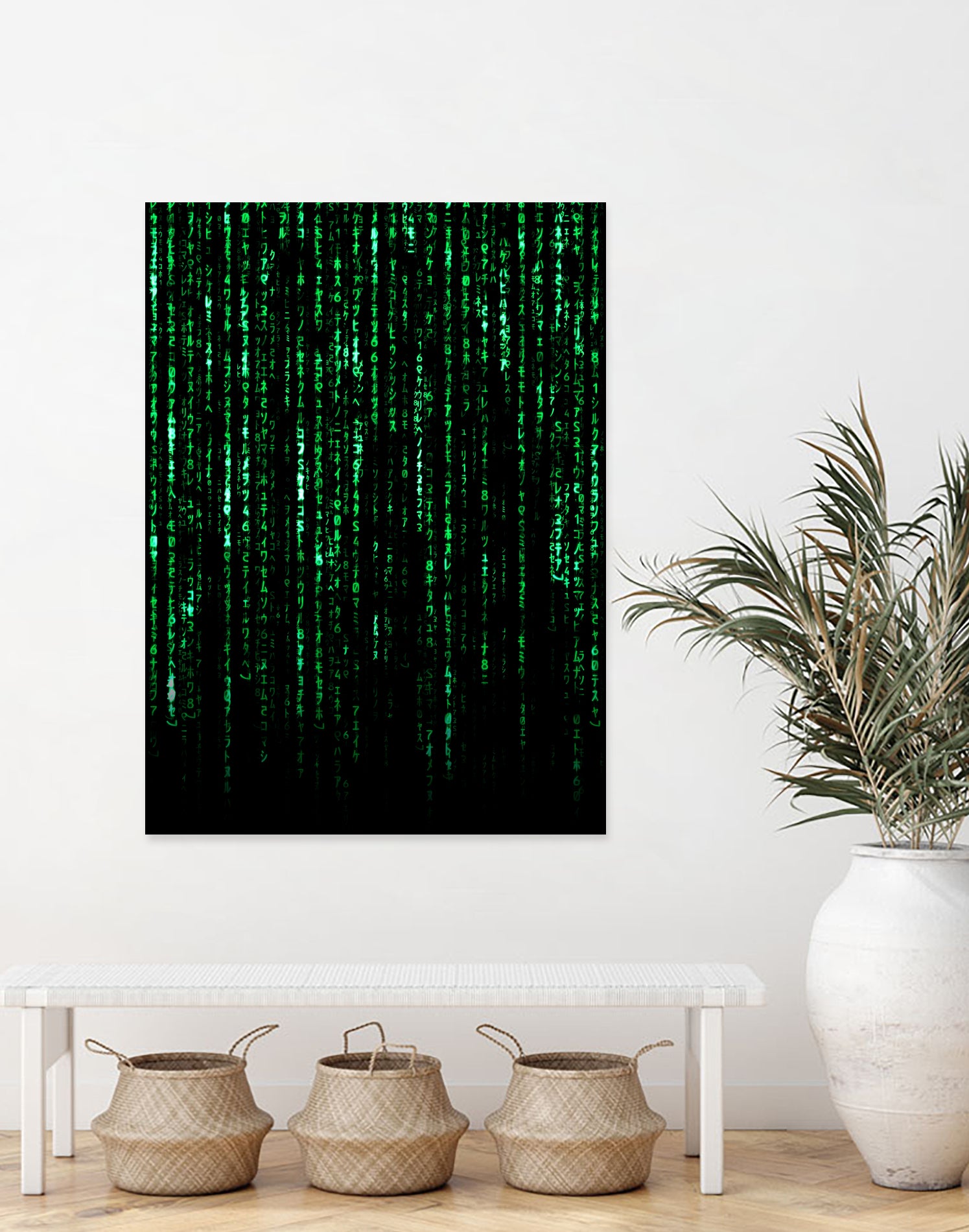 The Matrix Code by Nikita Abakumov on GIANT ART - black digital painting