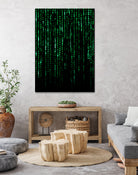 The Matrix Code by Nikita Abakumov on GIANT ART - black digital painting